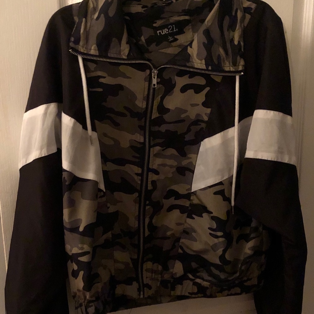 A camouflage jacket